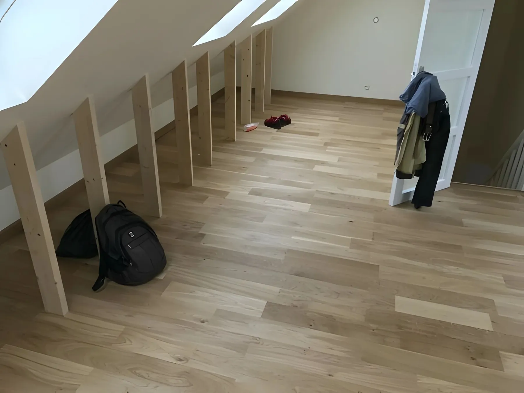 Parquet sous rampants